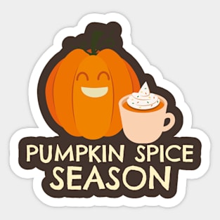 Pumpkin Spice Latte Season Sticker